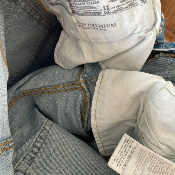 Levi’s 501 Skinny High Rise Button Fly Color Tango - Picture 10 of 10